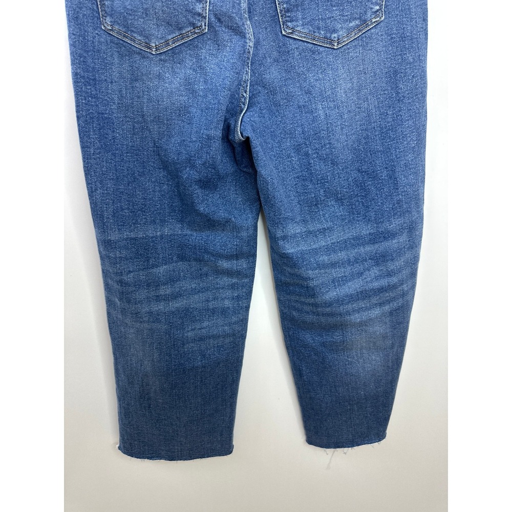 Judy Blue Wide Leg High Waist Rigid Magic Destroy Hem Crop Denim Jeans 7 / 28 - Picture 14 of 16